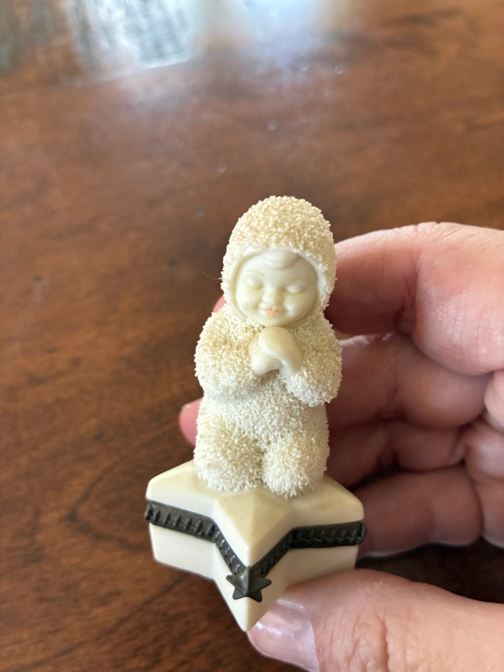 Department 56 Snowbabies Figurine on Star Base